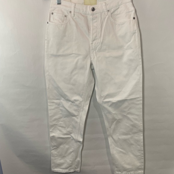 Everlane The Straight-Leg Crop white bone denim jeans - Picture 10 of 10